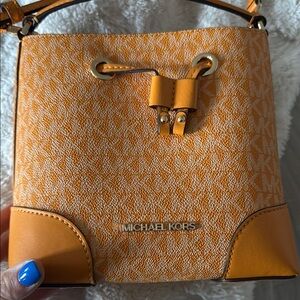 Michael Kors Orange Bucket Bag